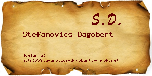 Stefanovics Dagobert névjegykártya